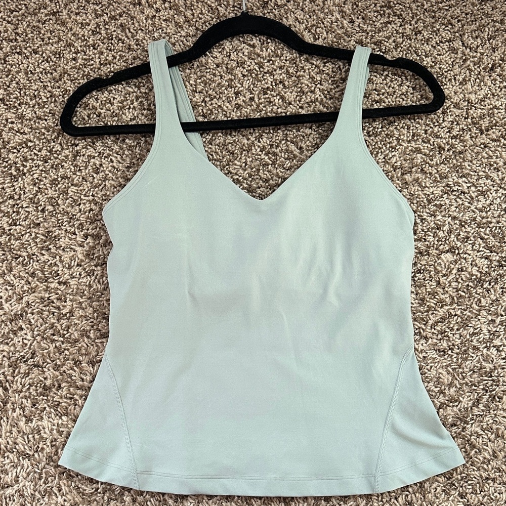 Lululemon full length align tank SILVER BLUE
